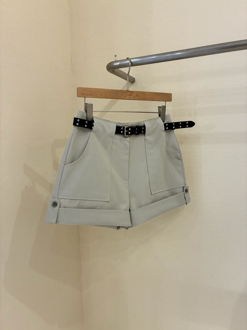 MUSE-P韓國直郵實拍女裝新品26春夏推薦26夏季休閑人氣短褲MUSE-P短褲圖色2