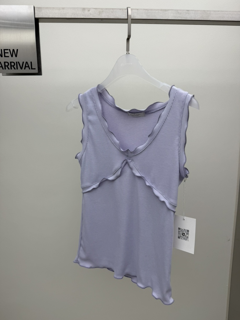 GLITTER韓國直郵實拍女裝新品26春夏時尚休閑熱賣吊帶背心GLITTER吊帶/背心圖色2