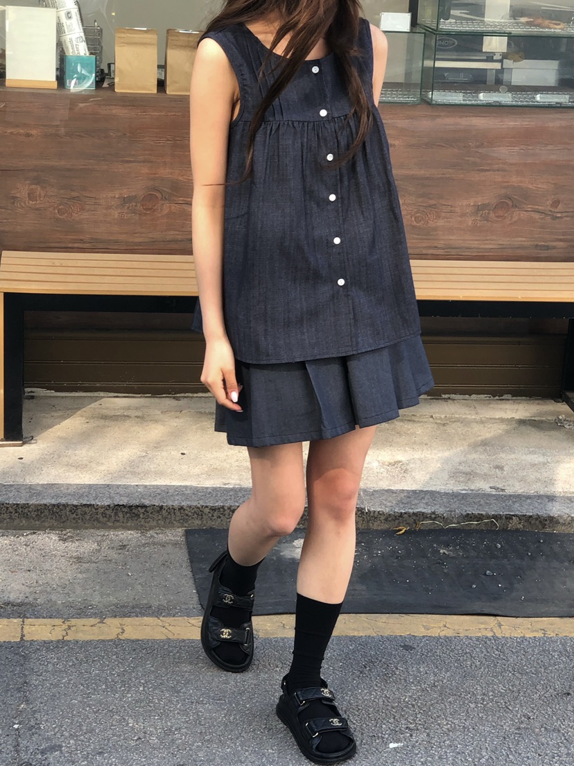 ONDO-P東大門實拍韓國女裝新品人氣26春夏熱賣職業休閑馬甲ONDO-P馬甲