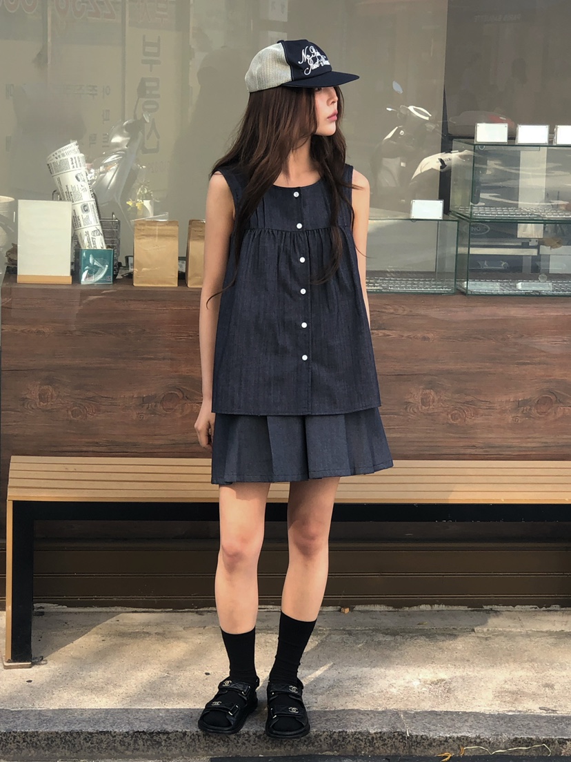 ONDO-P東大門實拍韓國女裝新品人氣26春夏熱賣職業休閑馬甲ONDO-P馬甲