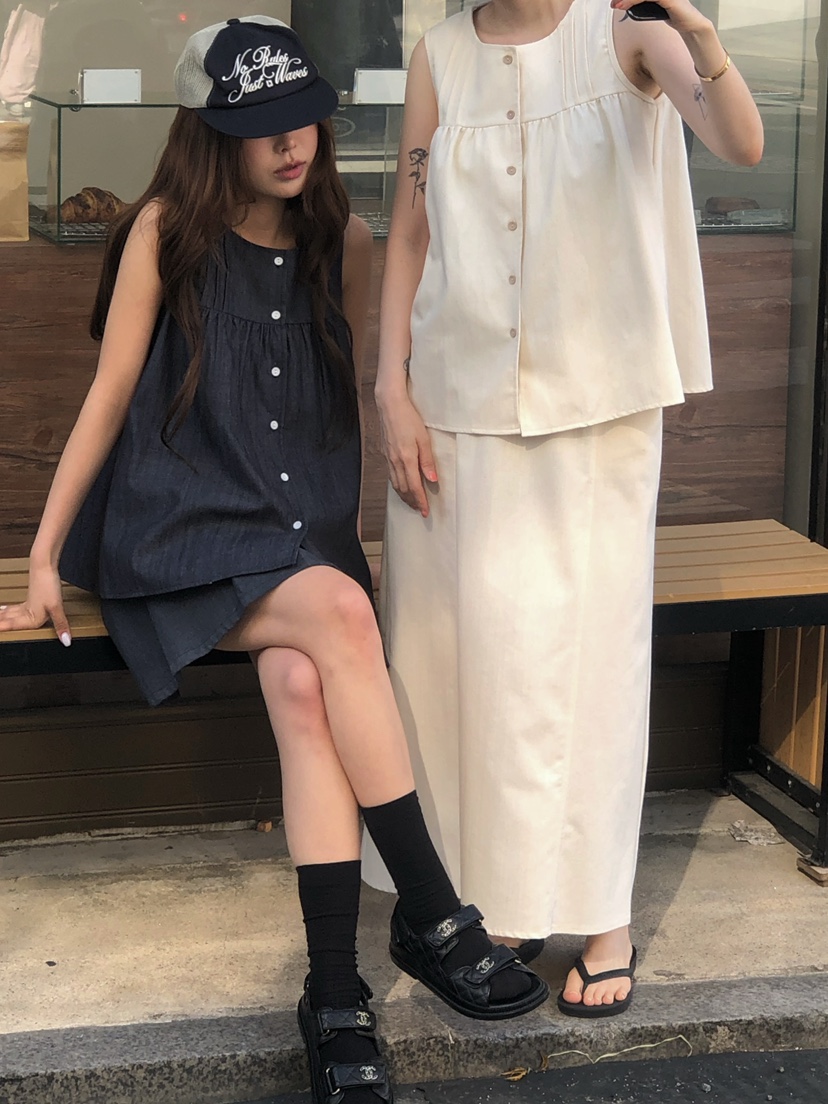 ONDO-P東大門實拍韓國女裝新品人氣26春夏熱賣職業休閑馬甲ONDO-P馬甲
