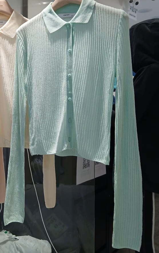 WEARRAW/WELL ROW韓國代購女裝新品熱賣針織衫透明短款WEARRAW/WELL ROW針織衫圖色3