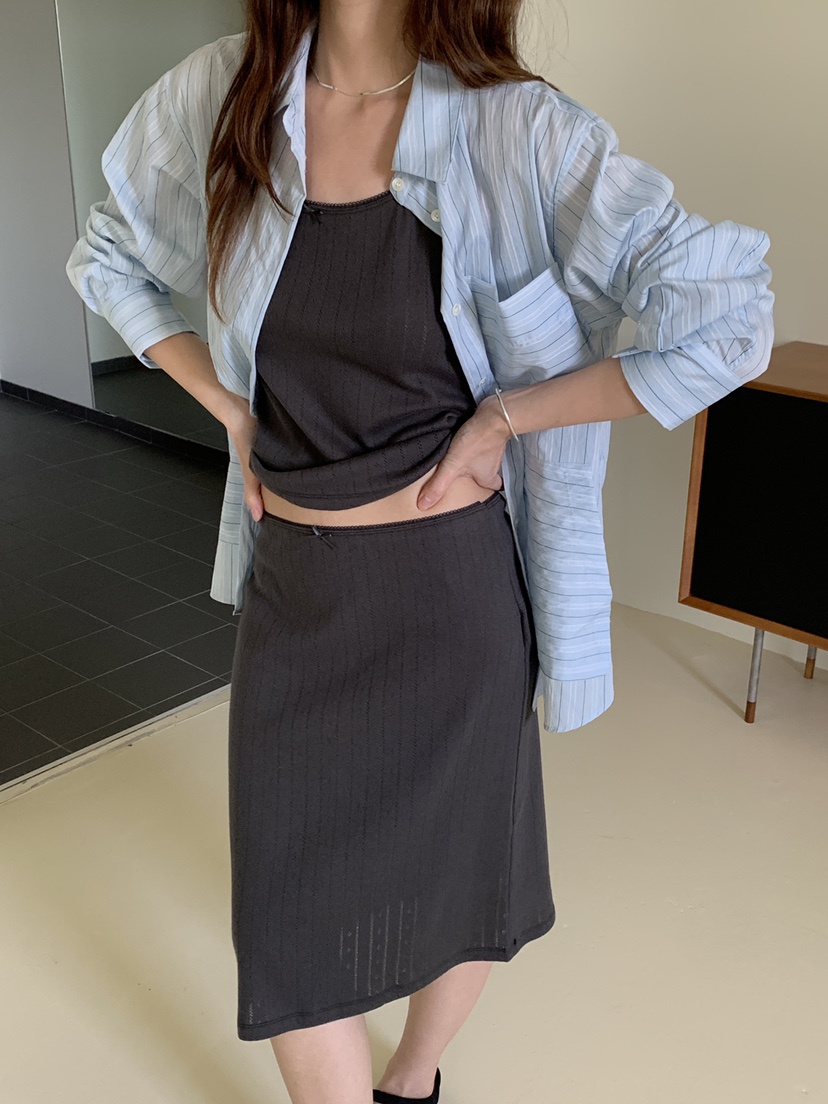 ATHEA韓國代購女士新款休閑26夏季職業熱賣26春夏半身裙中短裙ATHEA半身裙/中短裙圖色2