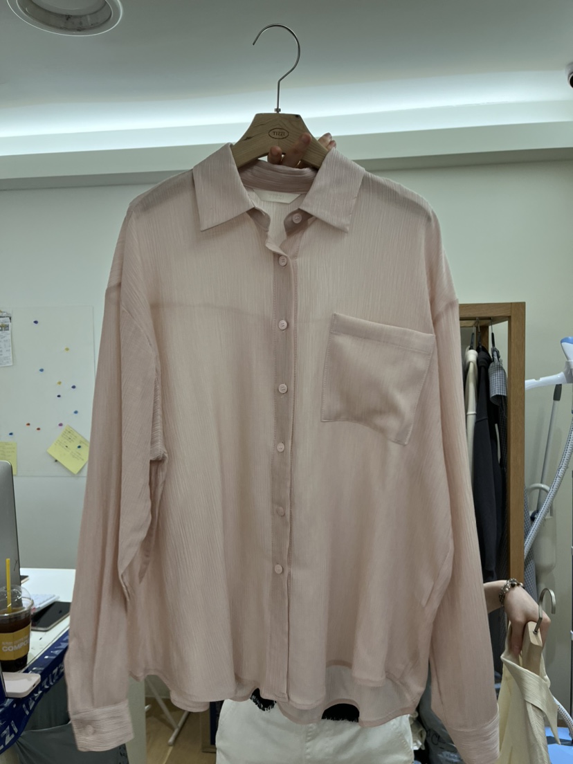 TIZZI韓國代購女士新品熱賣人氣推薦職業26春夏襯衫蕾絲衫TIZZI襯衫/蕾絲衫圖色1
