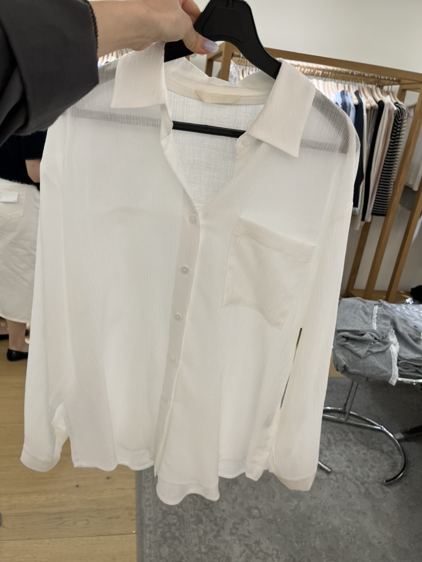 TIZZI韓國代購女士新品熱賣人氣推薦職業26春夏襯衫蕾絲衫TIZZI襯衫/蕾絲衫圖色3