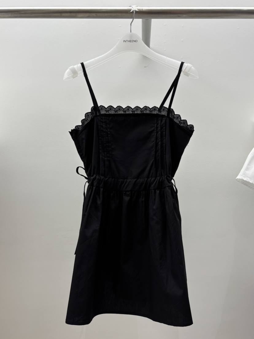 INTHEEND韓國代購女士新品26夏季26春夏吊帶背心褶裥條紋INTHEEND吊帶/背心圖色1