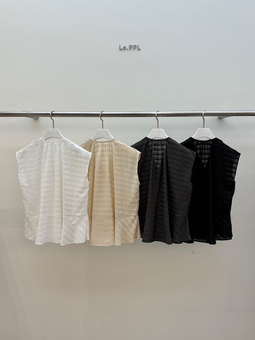 LE-PPL韓國直郵女士新品26夏季26春夏推薦人氣襯衫蕾絲衫LE-PPL襯衫/蕾絲衫