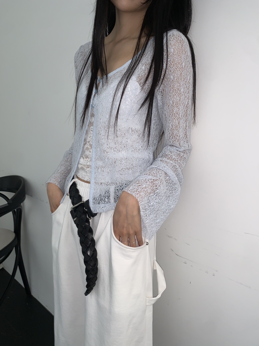MURMUR韓國直郵女裝新款熱賣26春夏人氣職業26夏季針織衫開衫MURMUR針織衫
