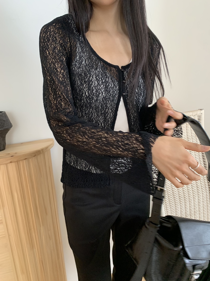 MURMUR韓國直郵女裝新款熱賣26春夏人氣職業26夏季針織衫開衫MURMUR針織衫