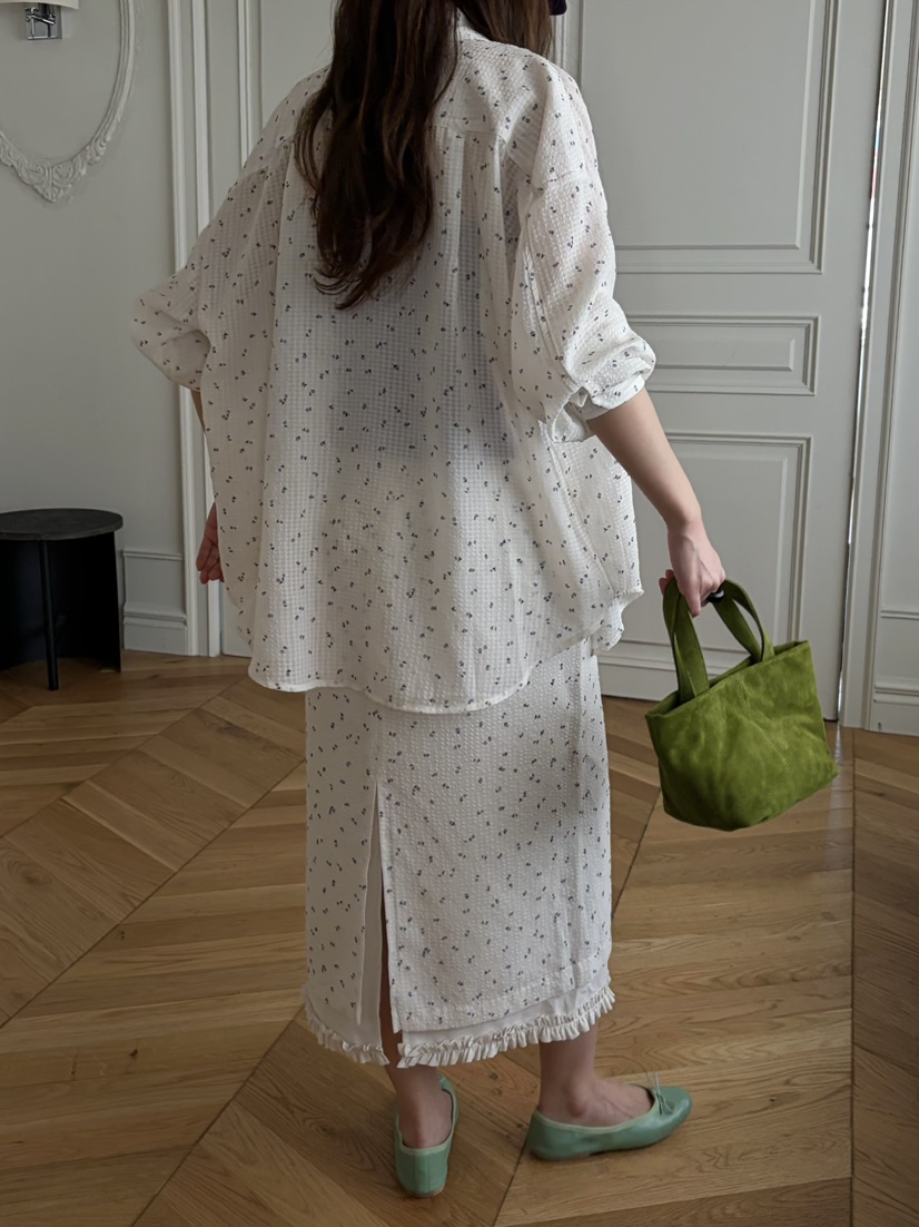 PEBBLE韓國直郵女士新款人氣熱賣26夏季時尚半身裙中短裙PEBBLE半身裙/中短裙