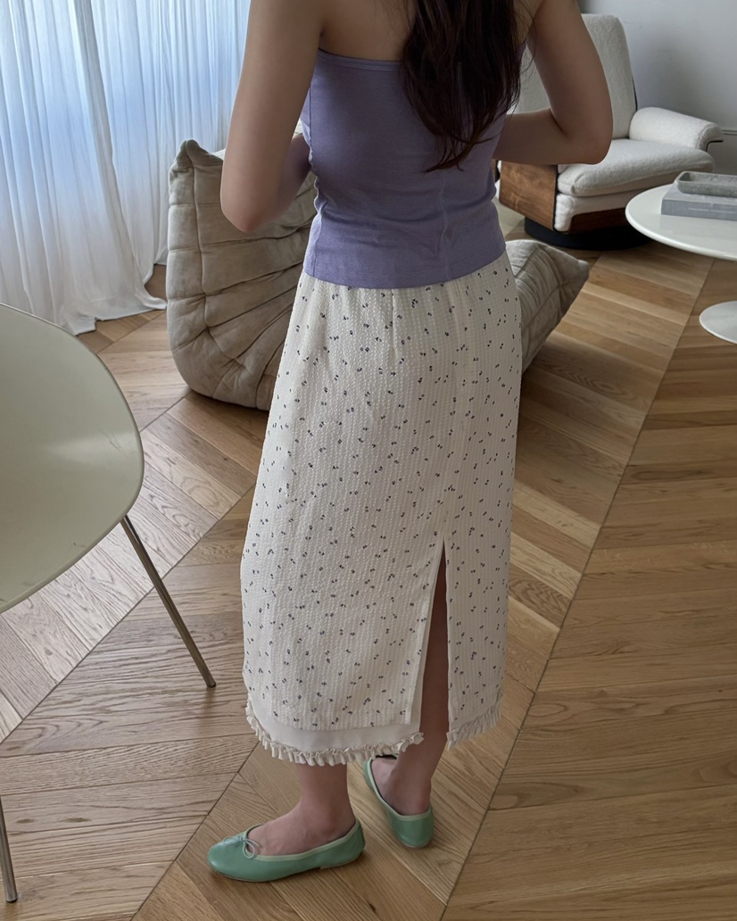 PEBBLE韓國直郵女士新款人氣熱賣26夏季時尚半身裙中短裙PEBBLE半身裙/中短裙