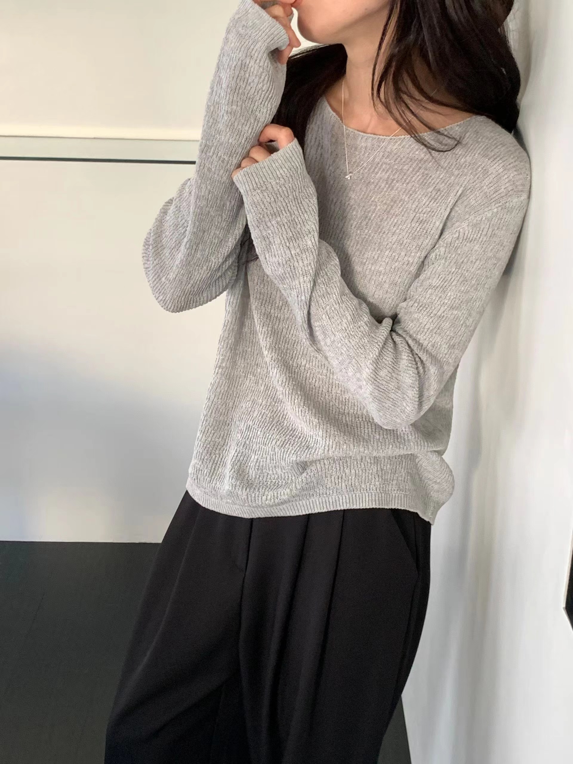 LOWELL韓國東大門代購女士新款推薦時尚26春夏人氣針織衫LOWELL針織衫圖色3