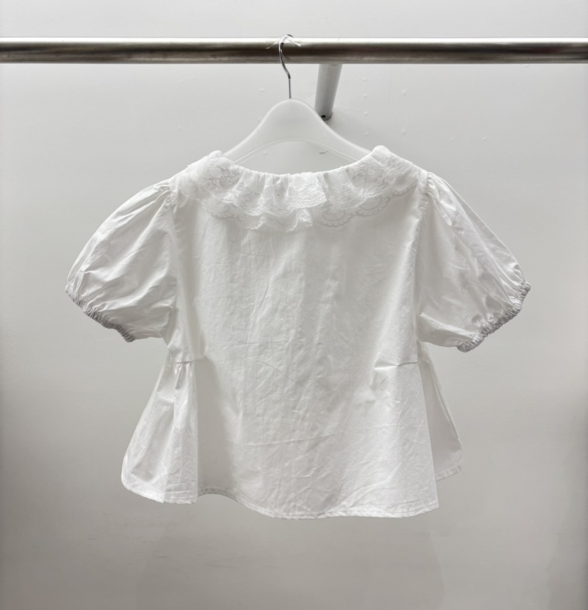 INTHEEND韓國東大門直郵女裝新品職業休閑襯衫蕾絲衫蕾絲INTHEEND襯衫/蕾絲衫