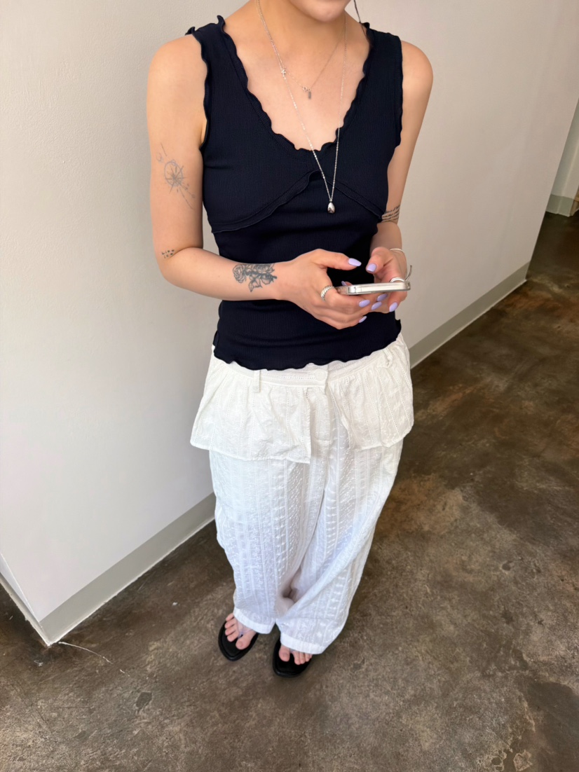 GLITTER韓國東大門直郵女裝新款26夏季26春夏時尚人氣休閑褲GLITTER休閑褲