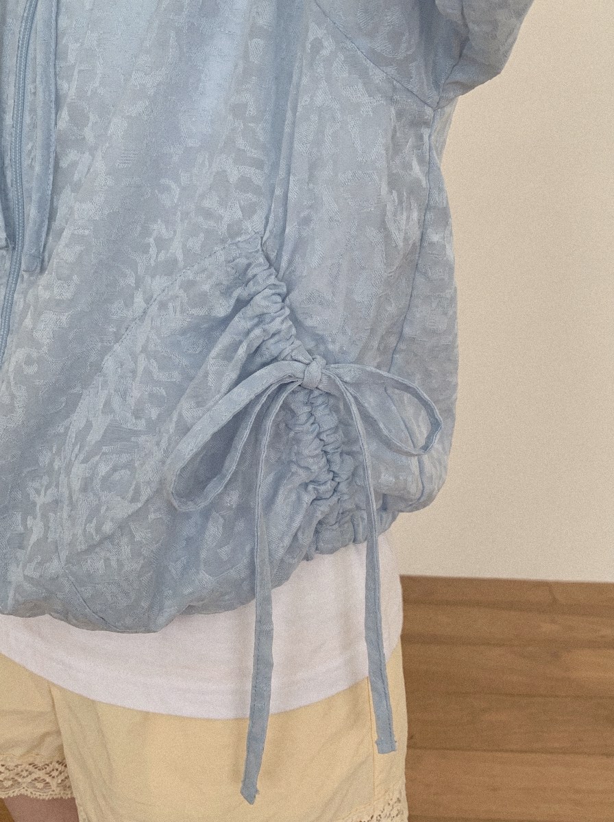 BEFORE SUNRISE韓國直郵實拍女裝新品職業26春夏夾克豹紋透視BEFORE SUNRISE夾克