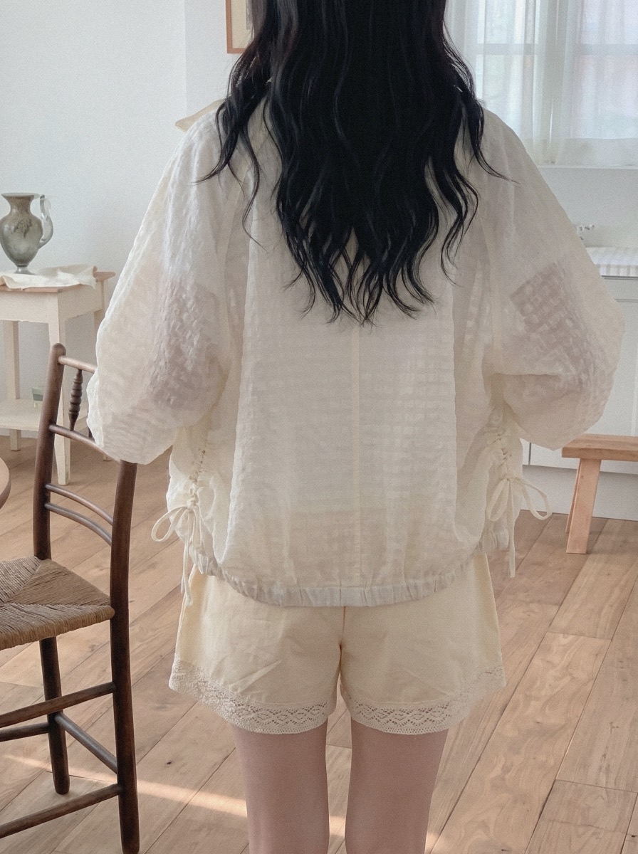 BEFORE SUNRISE韓國直郵實拍女裝新品職業26春夏夾克豹紋透視BEFORE SUNRISE夾克