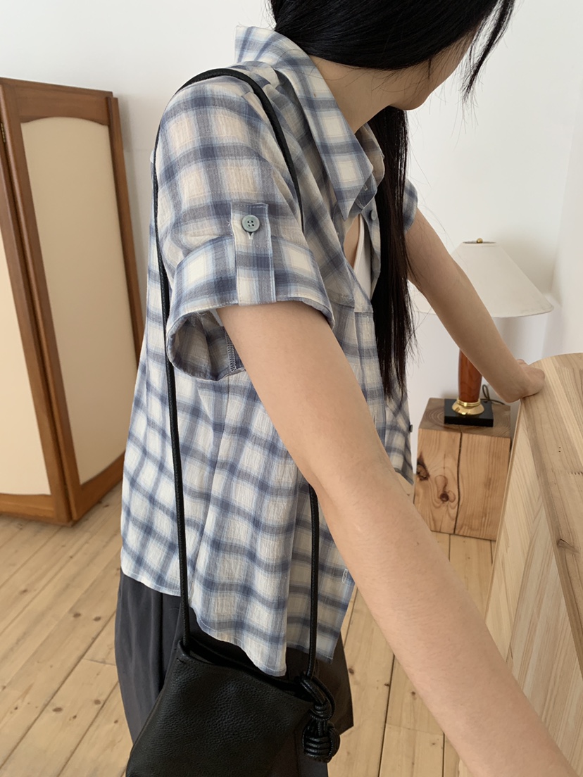 MURMUR韓國東大門直郵女裝新款推薦休閑熱賣時尚襯衫蕾絲衫MURMUR襯衫/蕾絲衫