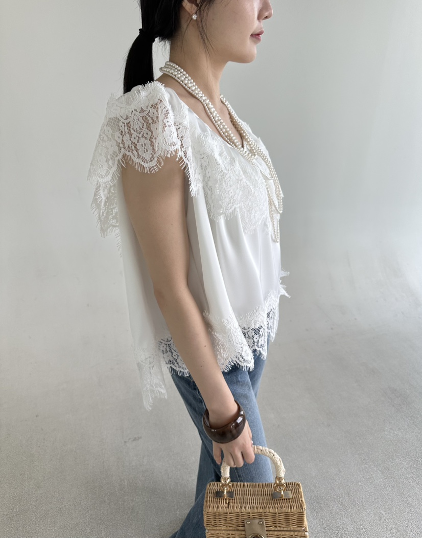 JENNY 1976韓國直郵女士新款熱賣職業26夏季人氣襯衫蕾絲衫JENNY 1976襯衫/蕾絲衫