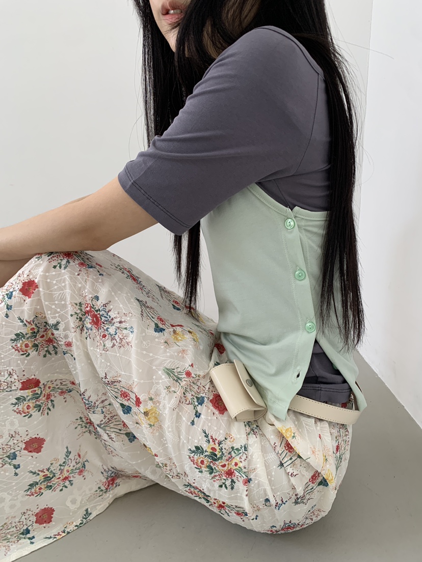 MURMUR韓國直郵實拍女裝新品熱賣職業人氣推薦26夏季長裙MURMUR長裙