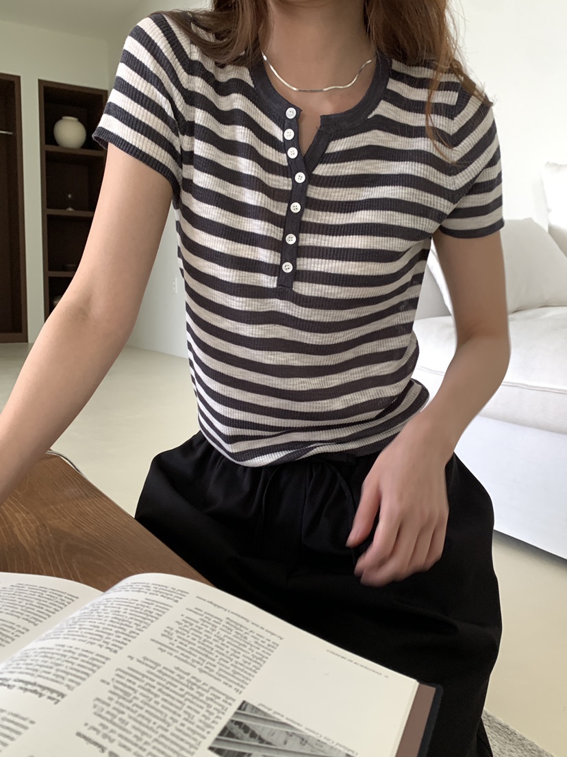 ATHEA韓國直郵女士新品職業26夏季26春夏時尚推薦人氣針織衫ATHEA針織衫