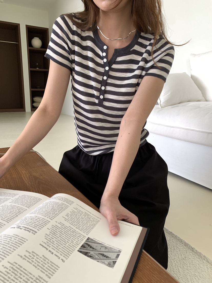 ATHEA韓國直郵女士新品職業26夏季26春夏時尚推薦人氣針織衫ATHEA針織衫