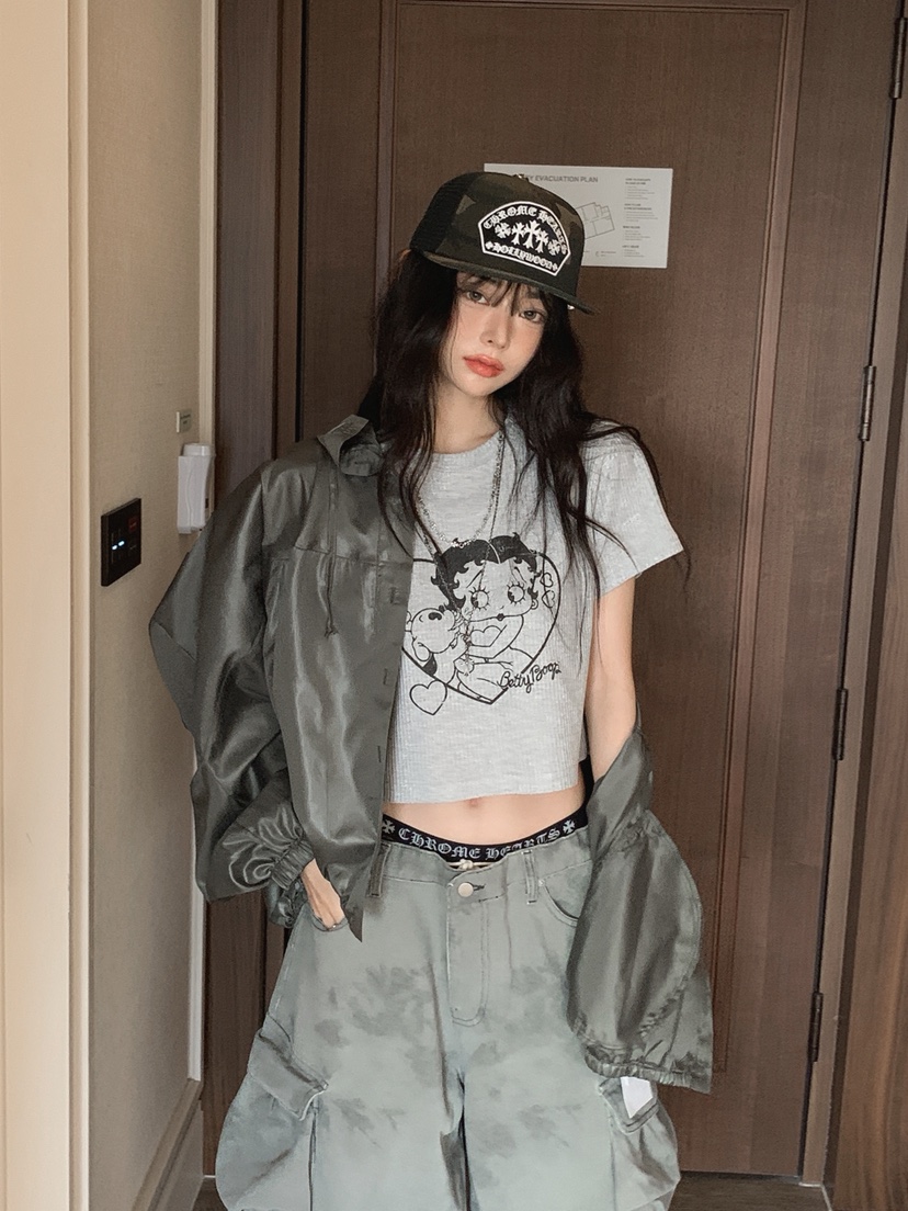 OURWAVE/OUR ROOM韓國代購女裝新款人氣職業時尚推薦T恤Our Wave/Our RoomT恤