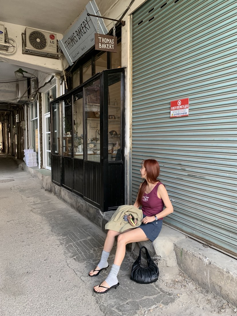 SUNDER MARKET韓國代購女裝新品時尚人氣熱賣26夏季吊帶背心SUNDER MARKET吊帶/背心