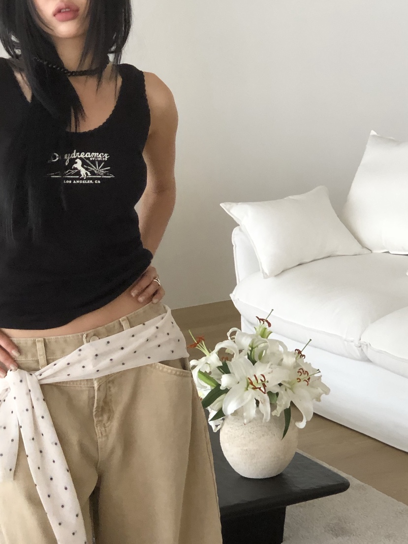 SUNDER MARKET韓國代購女裝新品時尚人氣熱賣26夏季吊帶背心SUNDER MARKET吊帶/背心