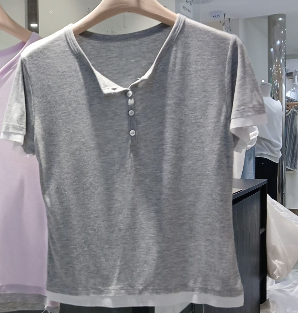WEARRAW/WELL ROW韓國東大門直郵女士新品26春夏推薦T恤WEARRAW/WELL ROWT恤圖色2