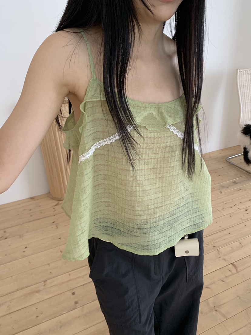 MURMUR韓國直郵女士新款職業人氣26夏季時尚熱賣吊帶背心MURMUR吊帶/背心