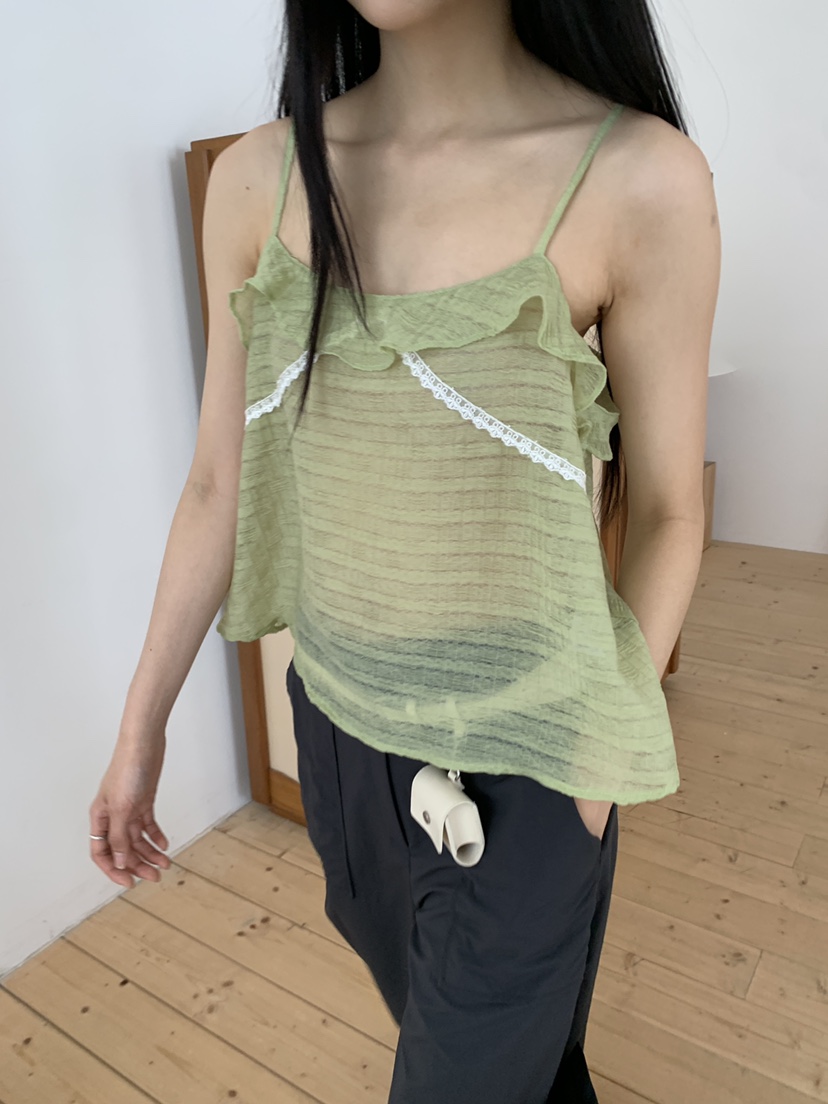 MURMUR韓國直郵女士新款職業人氣26夏季時尚熱賣吊帶背心MURMUR吊帶/背心
