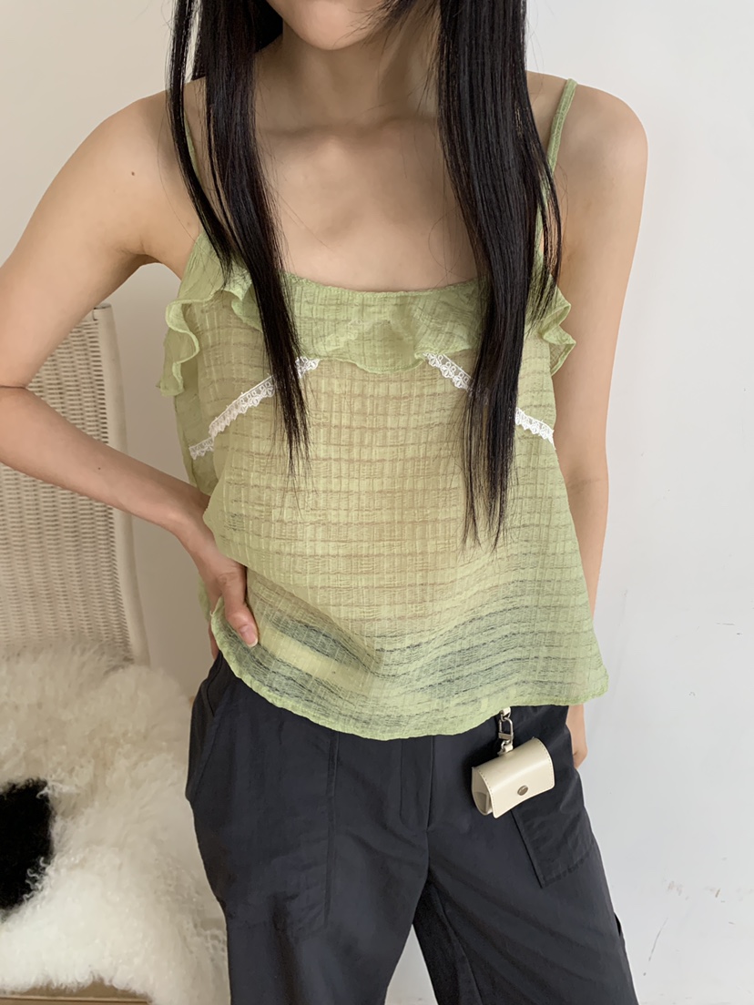 MURMUR韓國直郵女士新款職業人氣26夏季時尚熱賣吊帶背心MURMUR吊帶/背心