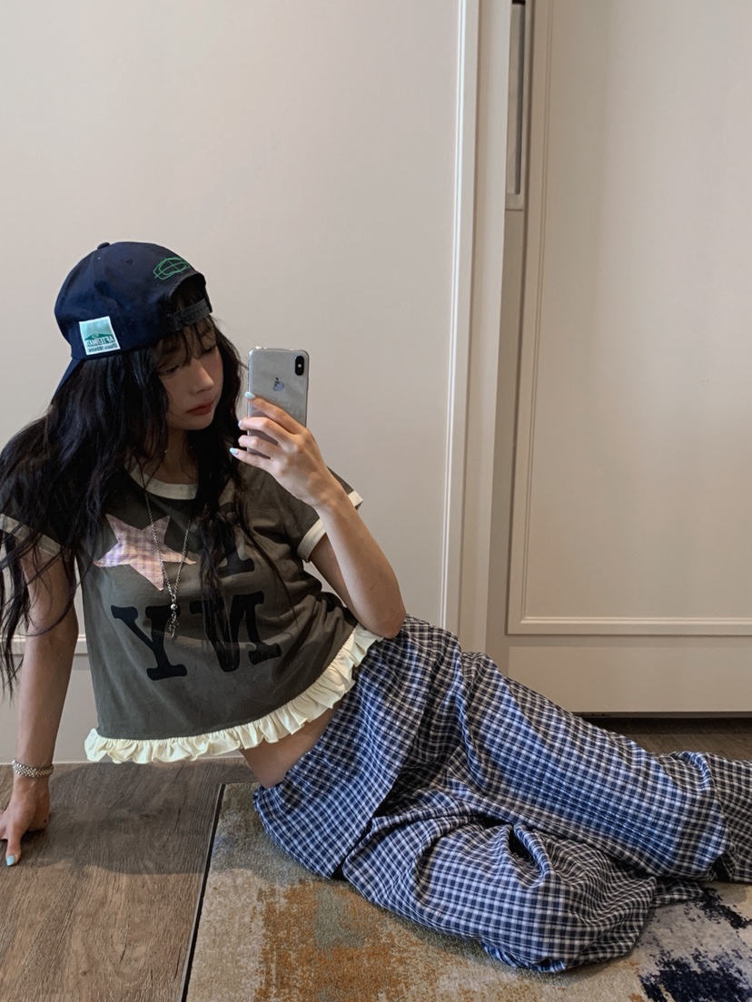 OURWAVE/OUR ROOM韓國直郵女士新品休閑時尚26春夏休閑褲Our Wave/Our Room休閑褲