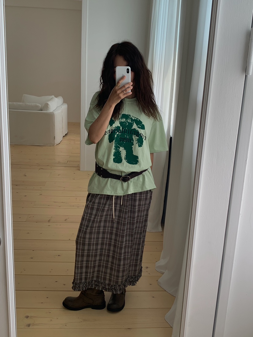 CAMEL-P韓國東大門直郵女士新品26夏季長裙Came_l 家長裙