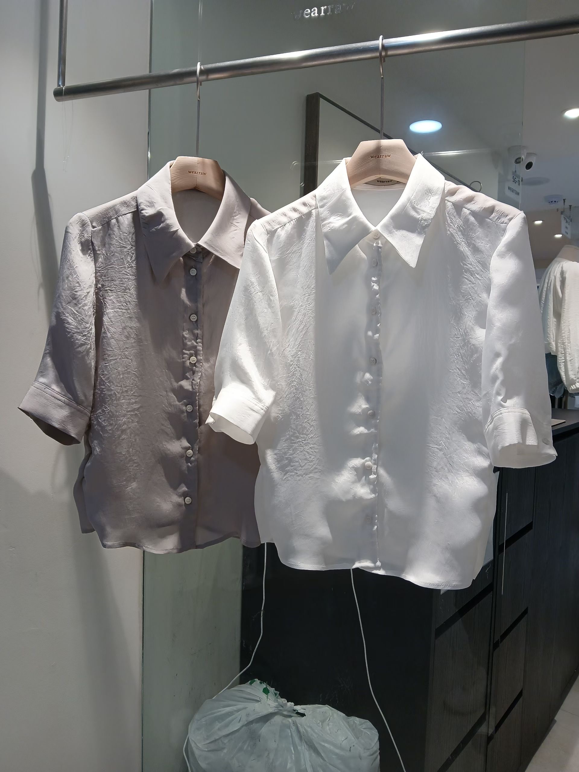 WEARRAW/WELL ROW韓國直郵實拍女士新款時尚襯衫蕾絲衫WEARRAW/WELL ROW襯衫/蕾絲衫圖色1左一色