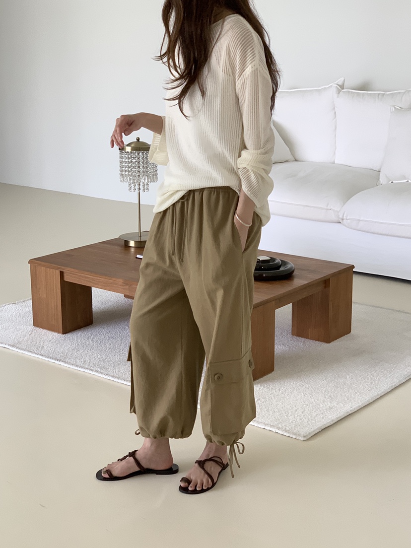 ATHEA韓國直郵女裝新款26春夏26夏季職業人氣推薦休閑休閑褲ATHEA休閑褲