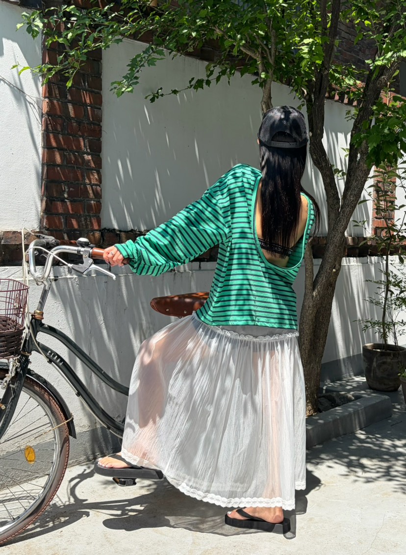 BYRING韓國代購女裝新品休閑熱賣職業26春夏人氣時尚長袖T恤BYRING長袖T恤