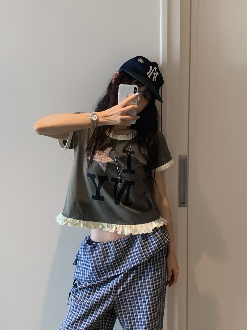 OURWAVE/OUR ROOM韓國直郵實拍女士新款職業推薦人氣T恤Our Wave/Our RoomT恤