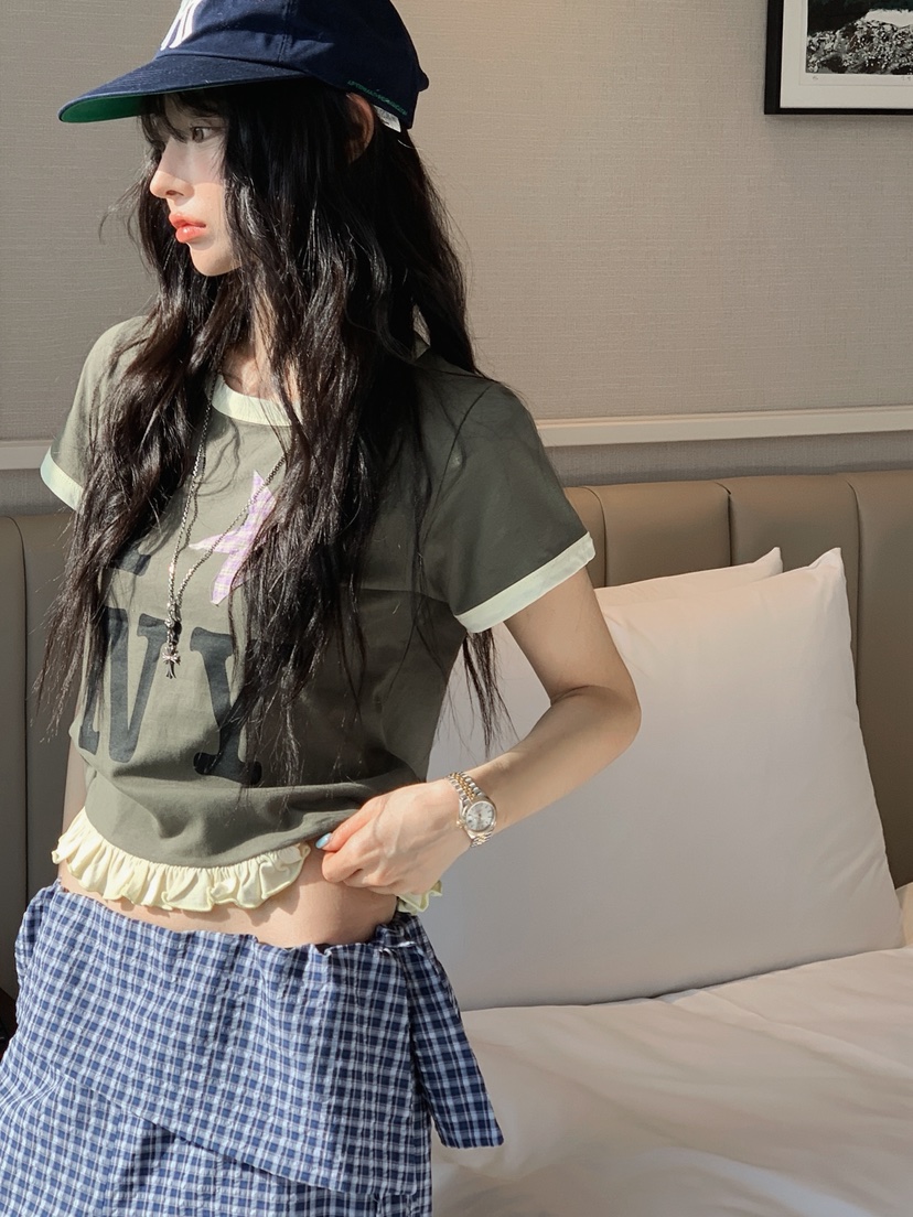 OURWAVE/OUR ROOM韓國直郵實拍女士新款職業推薦人氣T恤Our Wave/Our RoomT恤