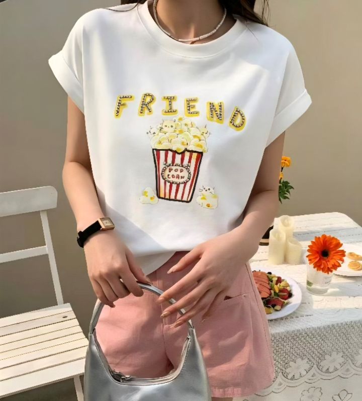 RICO/BLING BLING-S韓國東大門代購女裝新品推薦人氣T恤RICO/BLING BLING-ST恤