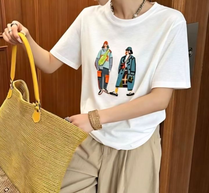 RICO/BLING BLING-S韓國直郵實拍女裝新品時尚人氣T恤RICO/BLING BLING-ST恤