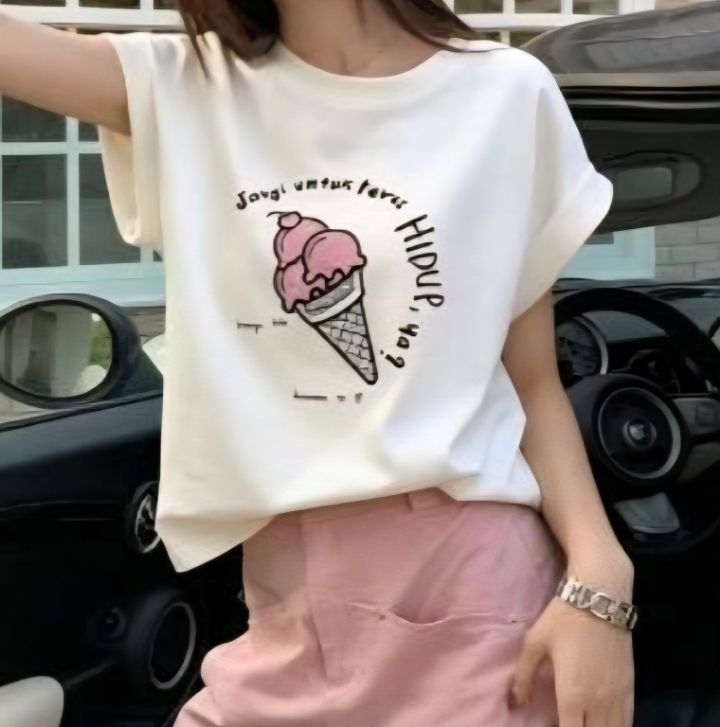 RICO/BLING BLING-S韓國東大門代購女裝新品熱賣時尚T恤RICO/BLING BLING-ST恤