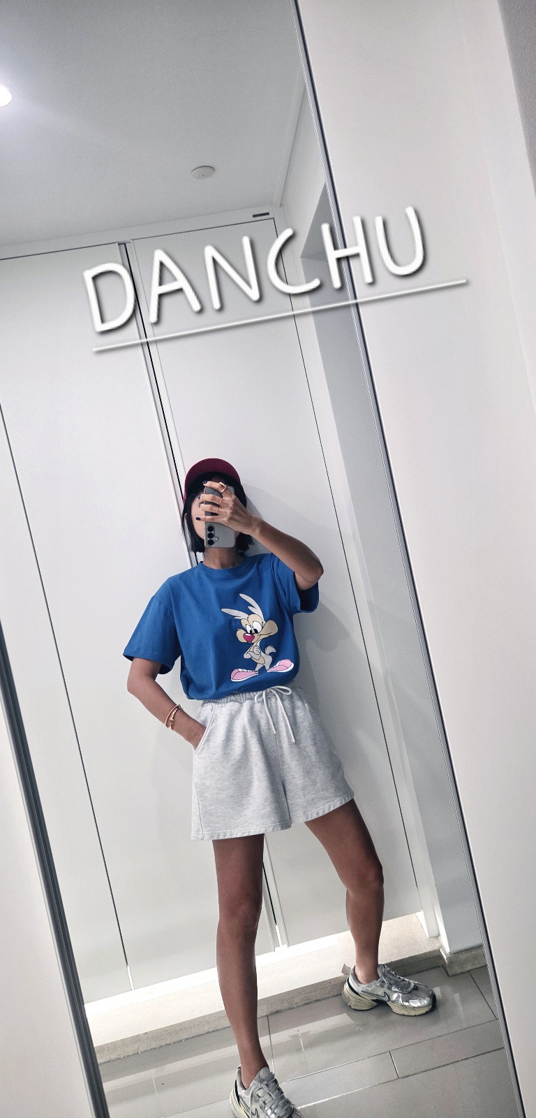 DANCHU韓國代購女士新款26春夏職業人氣26夏季熱賣T恤兔子DANCHUT恤