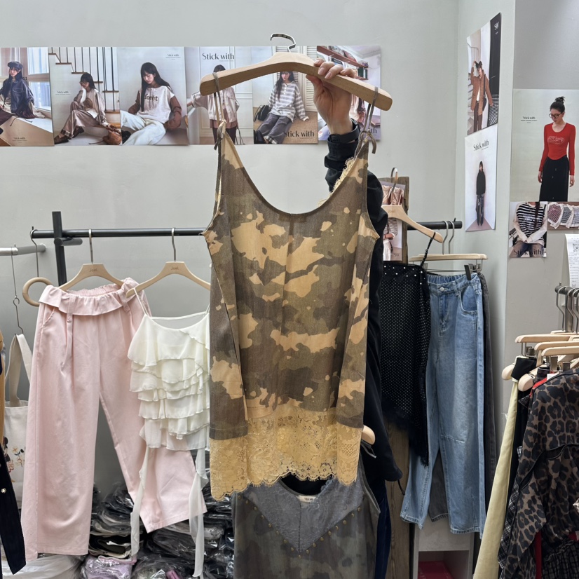 STICK WITH韓國代購女士新品職業26春夏26夏季熱賣吊帶背心STICK WITH吊帶/背心