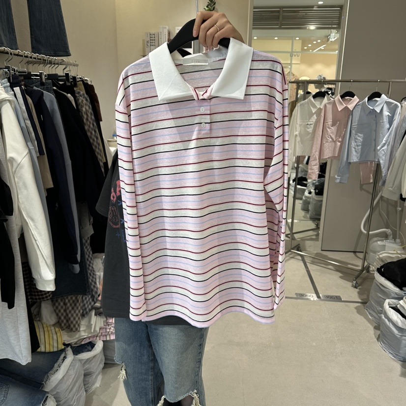 LIVU/MEMO CLASSIC韓國代購女士新款推薦休閑時尚長袖T恤LIVU/MEMO CLASSIC長袖T恤圖色3