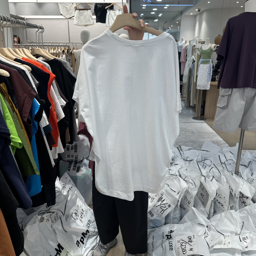 REVE-L韓國直郵實拍女士新品休閑26夏季推薦時尚職業T恤REVE-LT恤