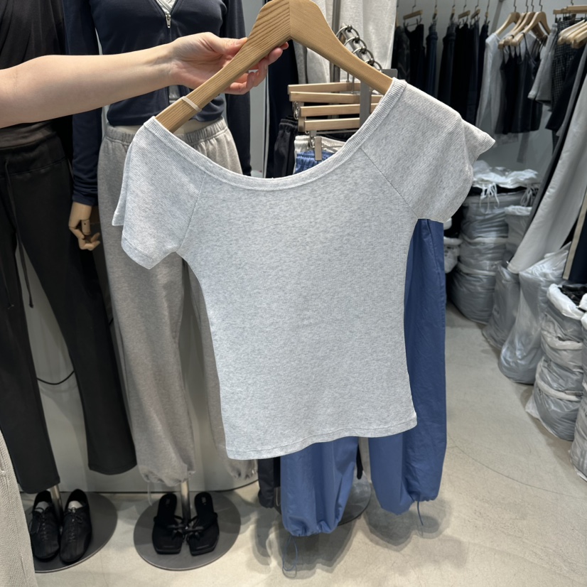 W.FATAL韓國直郵實拍女裝新品26春夏休閑26夏季職業時尚T恤W.FATALT恤