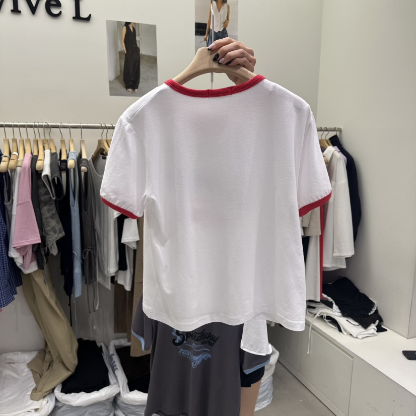 VIVEL韓國直郵女士新品26春夏休閑人氣時尚推薦熱賣職業T恤VIVE LT恤