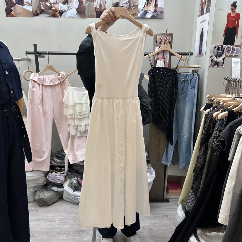 STICK WITH韓國東大門代購女士新品職業休閑26春夏連衣裙STICK WITH連衣裙