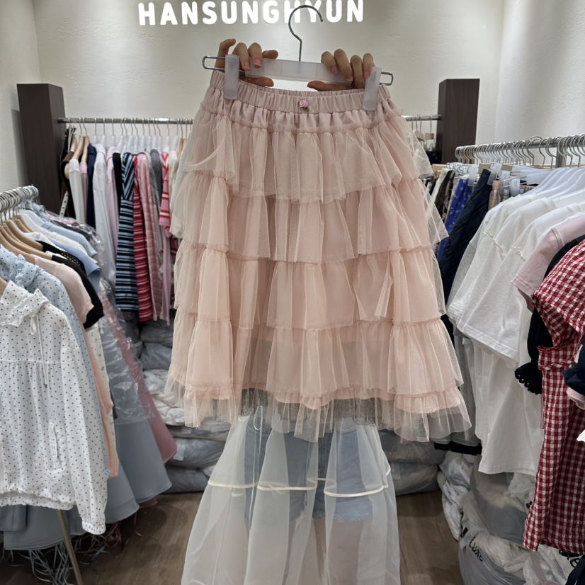 HANSUNGHYUN東大門實拍韓國女裝新品休閑熱賣半身裙中短裙HANSUNGHYUN半身裙/中短裙圖色2